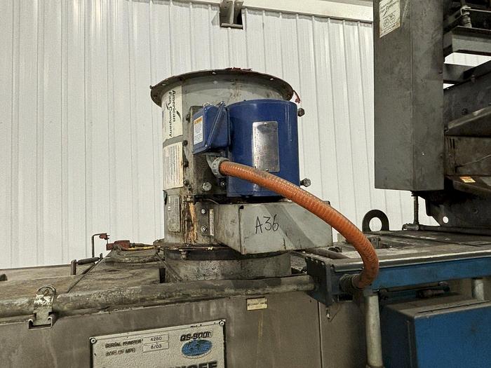 Used 3-Stage Ransohoff Stainless Steel Belt Washer with 24" wide Conveyor