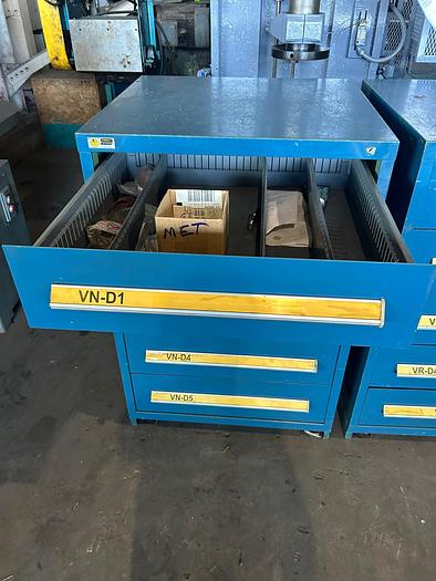 Used 5-Drawer Vidmar Storage Cabinet, 30" x 27.5" x 44.5" High