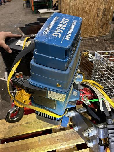 Used SPANCO 2-Ton Free Standing Jib Crane with Demag 2-Ton Hoist