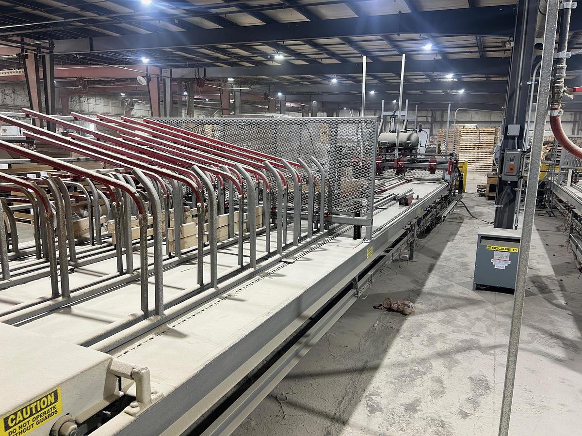 Used 2012 Stutzman Manufacturing, Woodpecker Pallet Nailing Machine, Model: 64"x108"