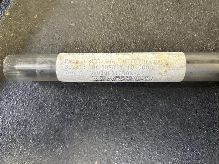 Used Large Lot of Various New Gun Drills Eldorado Tool Drill Masters, 120+ Gun Drills