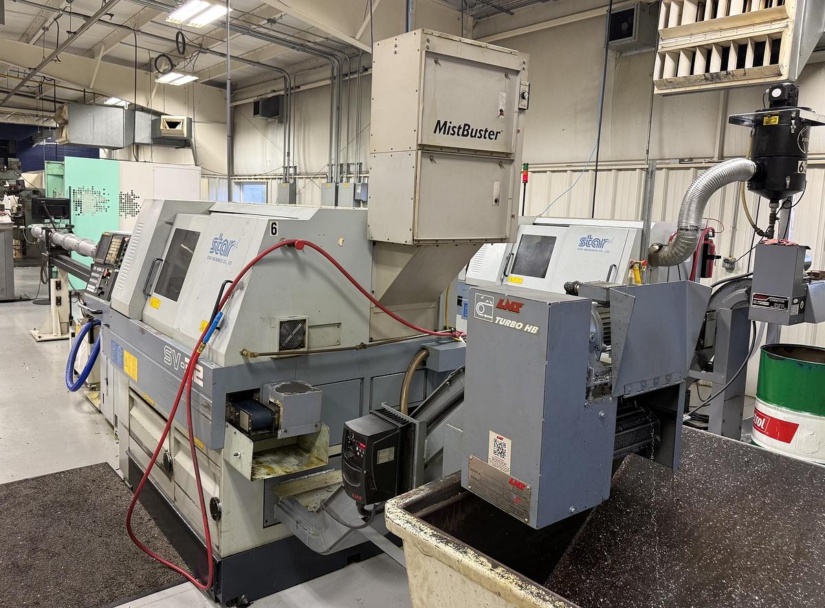 Used Star SV-32 CNC Swiss-Type CNC Automatic Lathe
