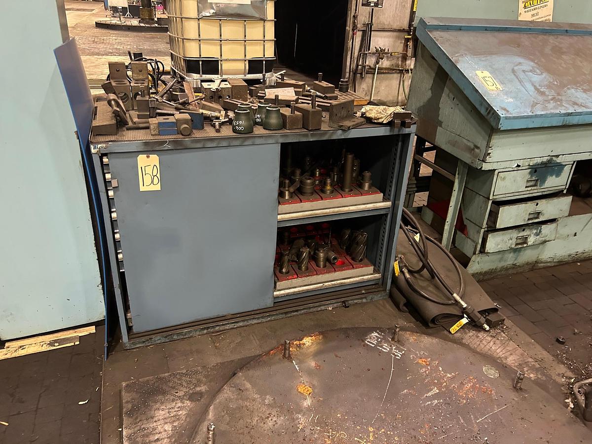 Used Giddings & Lewis Horizontal Table Type Boring Mill, Model: 65-E3 & E4-T 