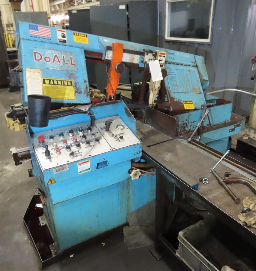 Used 12" x 12" DoAll  Model: #C-305A fully automatic horizontal bandsaw