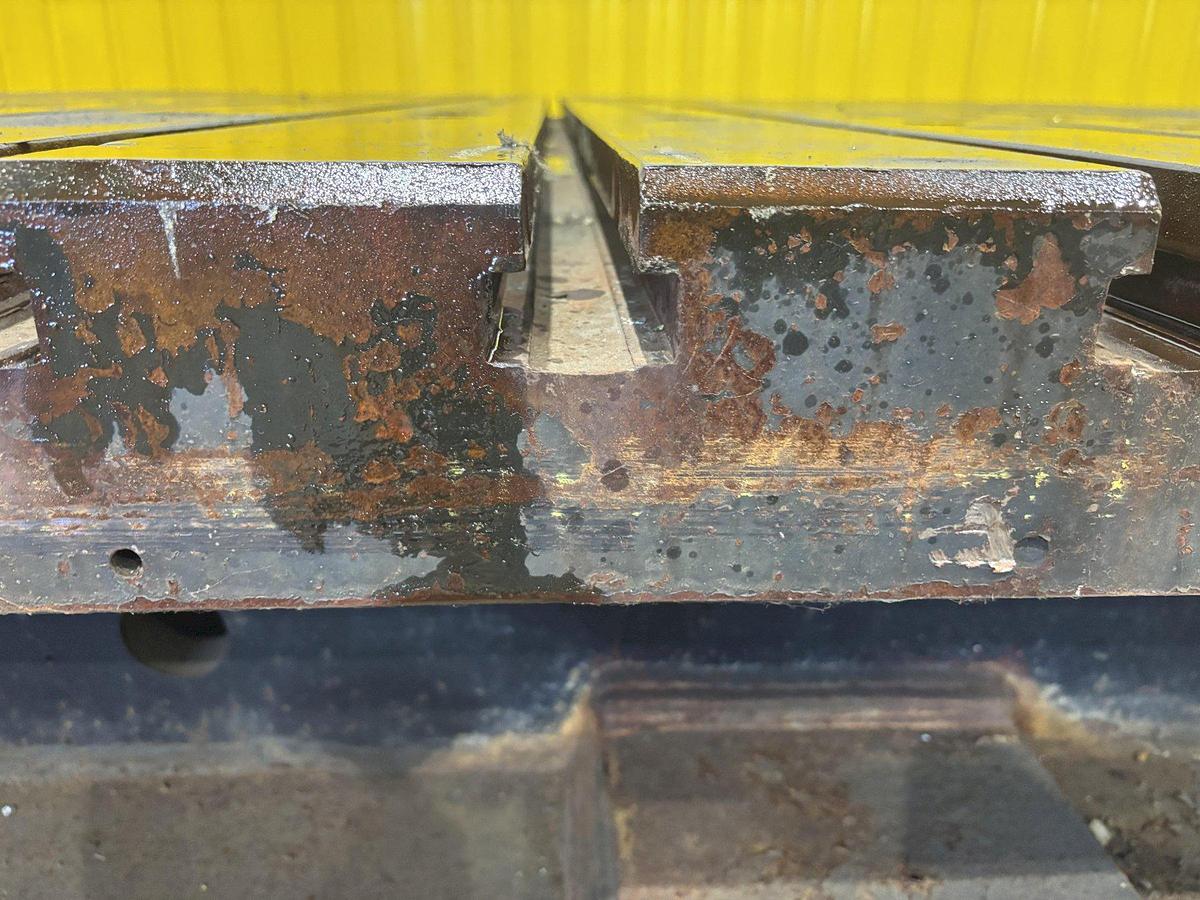 Used 15' x 8' T-Slotted Bolster Plate