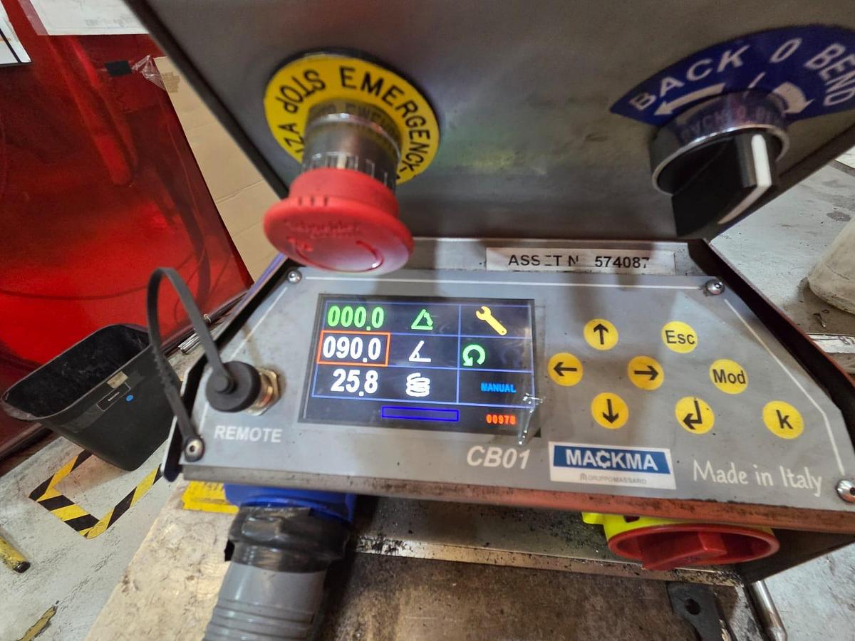 Used Mackma Portable Pipe Bender, Model BM 34