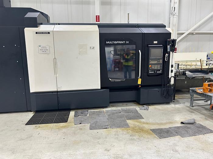 Used 2019 DMG Mori Mutlisprint 36 CNC Multi-Spindle Lathe