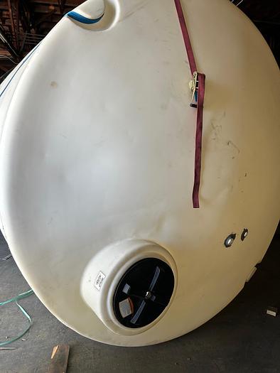 Used 5500 Gallon Plastic RO Tank, C/B-Tank-WFTG, on stand