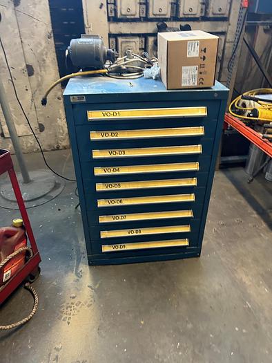 Used 9-Drawer Stanley Vidmar Cabinet