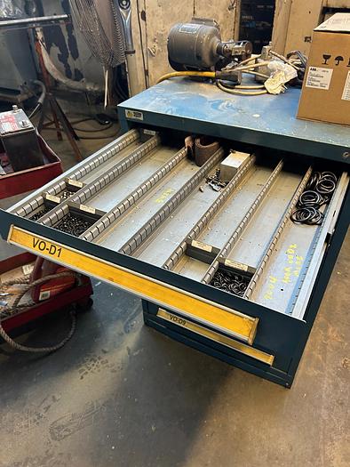 Used 9-Drawer Stanley Vidmar Cabinet