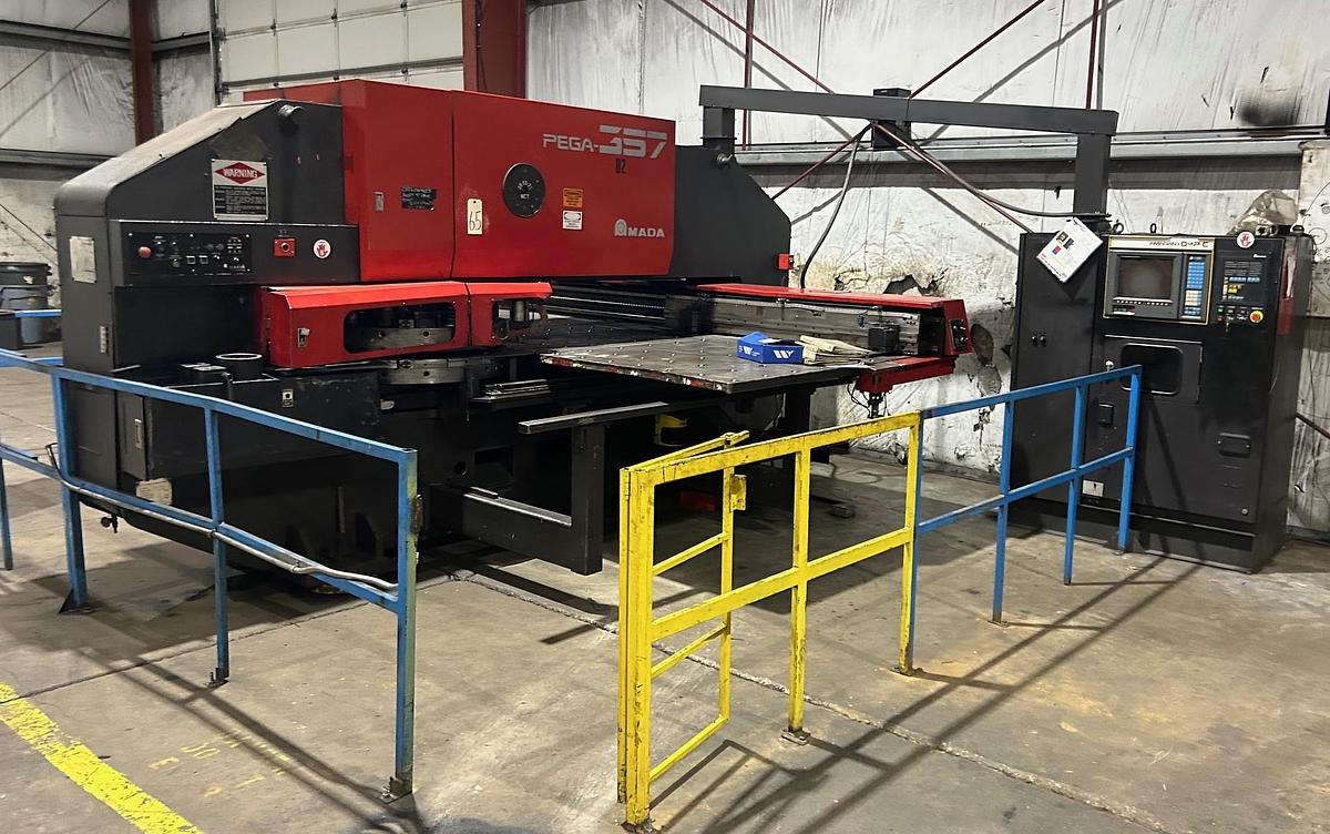 Used Auction of a Amada Fabrication Shop Closing, Press Brakes, Turret Punches, Welders & More!