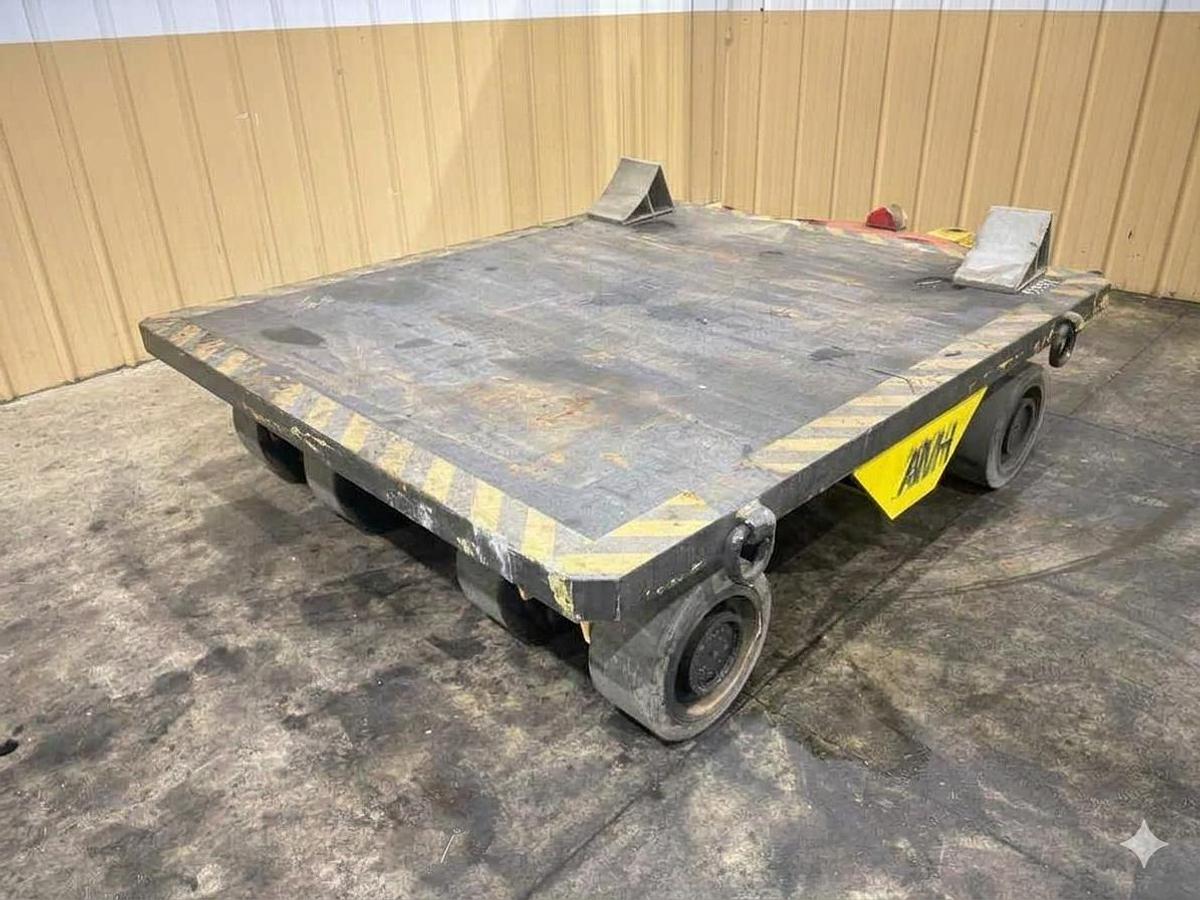 Used 60,000 LBS ALLEGHENY MATERIAL HANDLING INC MODEL #T600-USTA-8X TUGGER TRAILER DIE CART