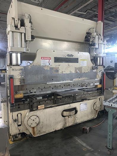 Used 175 TON X 10' CINCINNATI MODEL #175-FMII FORM MASTER HYDRAULIC CNC PRESS BRAKE WITH UPGRADED TOUCHSCREEN CONTROLS