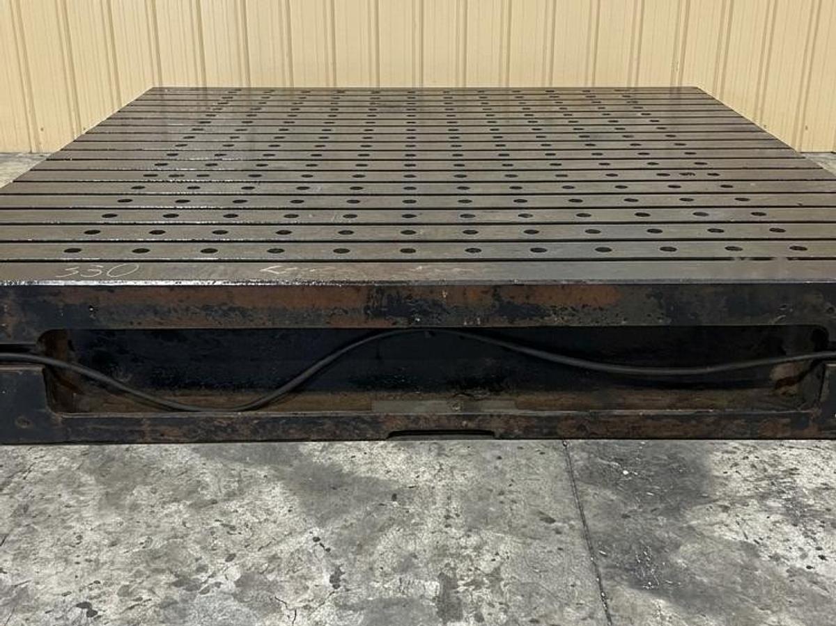 Used 15' x 8' T-Slotted Bolster Plate