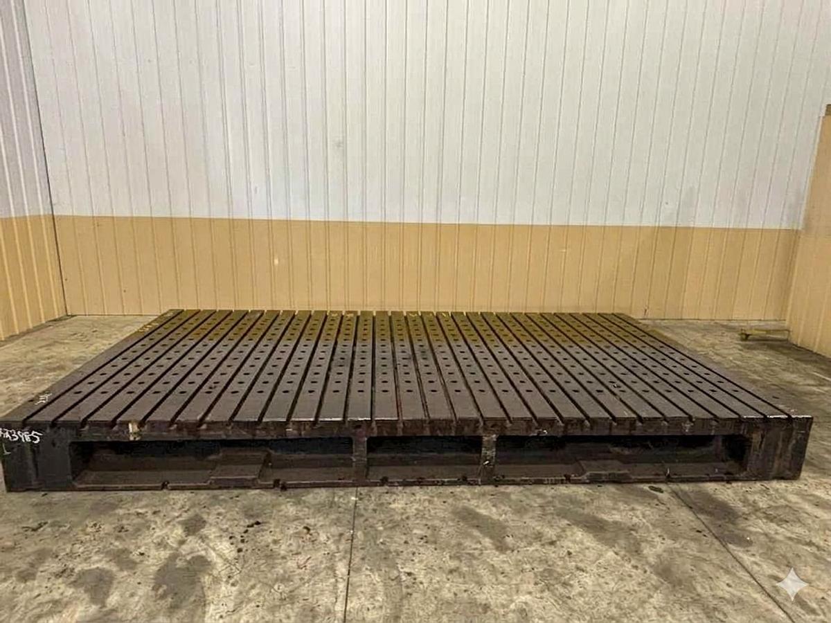 Used 15' x 8' T-Slotted Bolster Plate