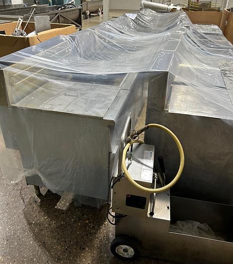 Used Anets SLG100 70-100 lb. Gas Fryer - 150,000 BTU - Liquid Propane (13 Units Available)