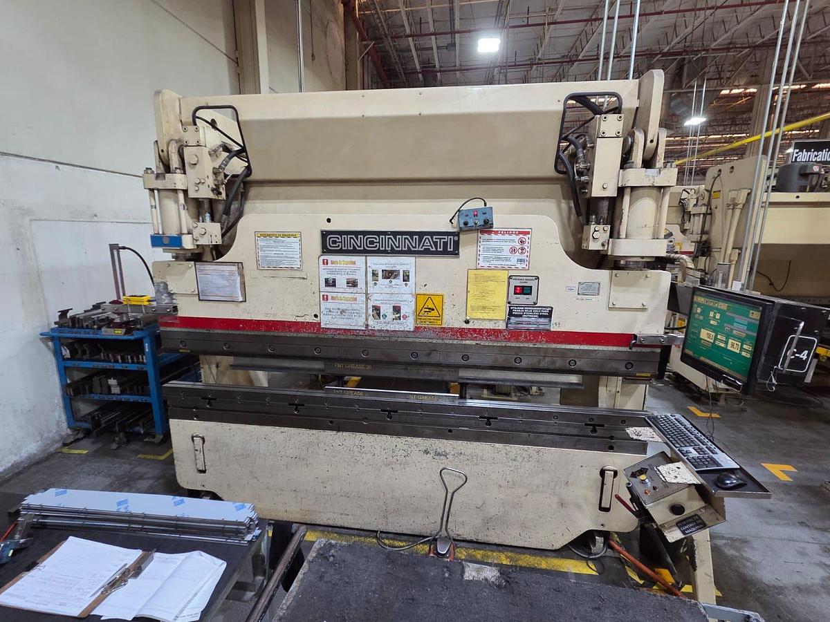 Used 90-Ton Cincinnati CNC Hydraulic Press Brake, Model: 90 PF x 8' Proform