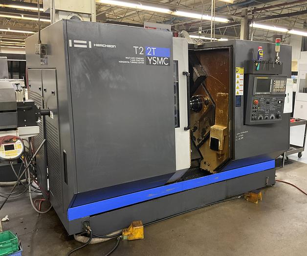 Used 2013 Hwacheon T2-2T YSMC Multi-Axis CNC Lathe