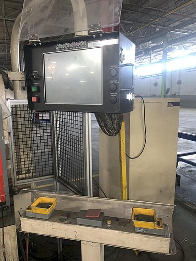 Used 175 TON X 10' CINCINNATI MODEL #175-FMII FORM MASTER HYDRAULIC CNC PRESS BRAKE WITH UPGRADED TOUCHSCREEN CONTROLS