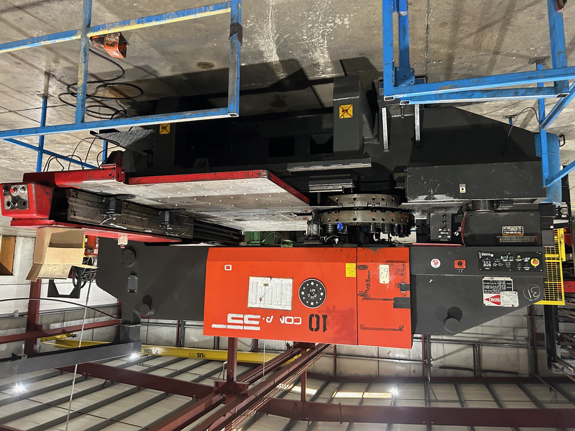 Used Auction of a Amada Fabrication Shop Closing, Press Brakes, Turret Punches, Welders & More!