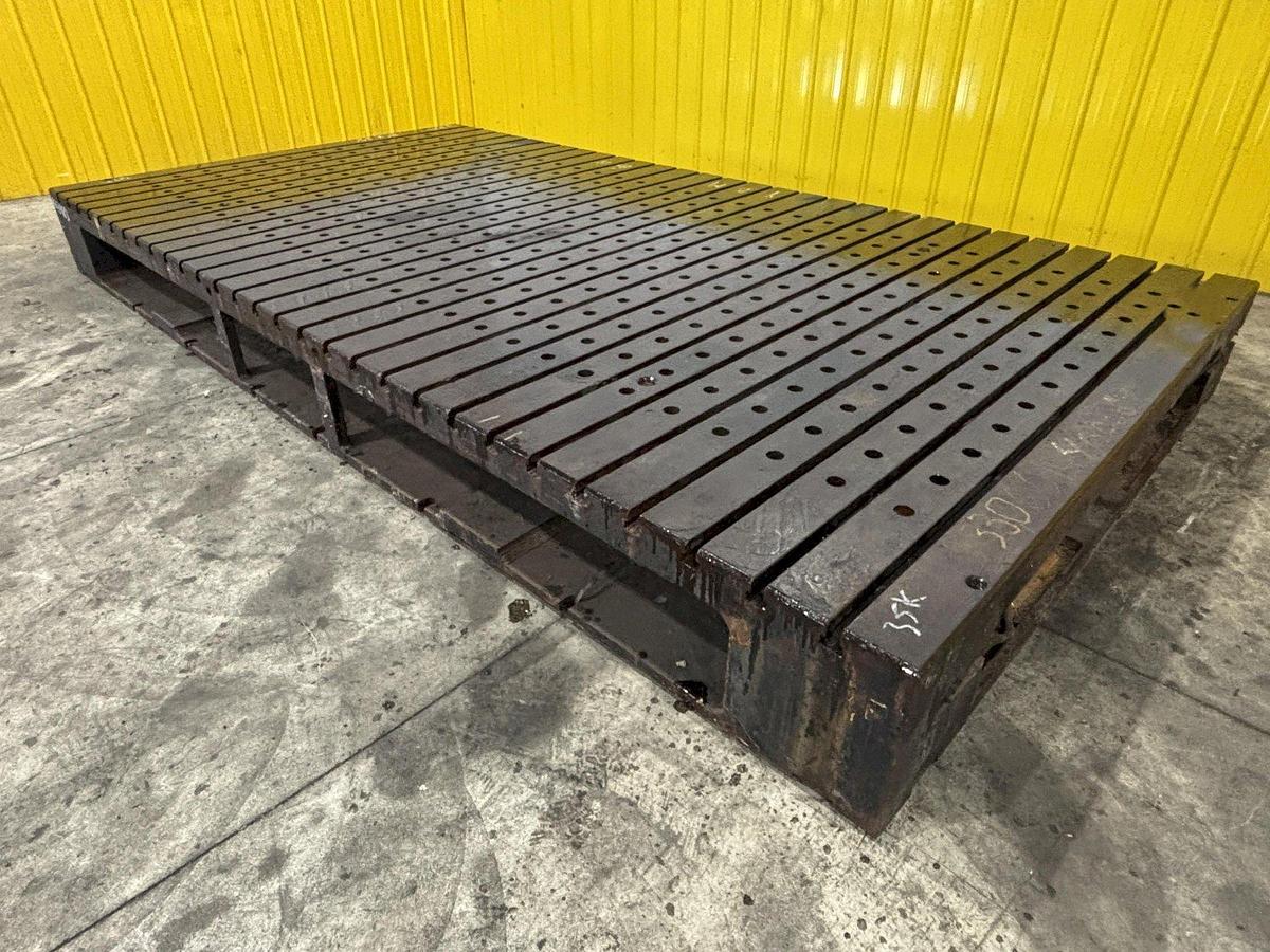 Used 15' x 8' T-Slotted Bolster Plate