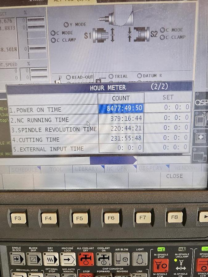 Used Okuma Multis B400-II-W CNC Lathe