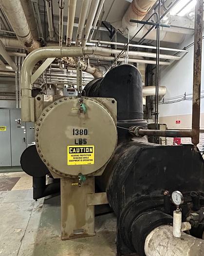 Used 1100 Ton Trane Model: CHVH128GAC003BX293A21EAX1A0000000NABC000 Chiller