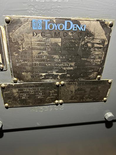125 KW / 167 HP Toyo Denki DC Motor