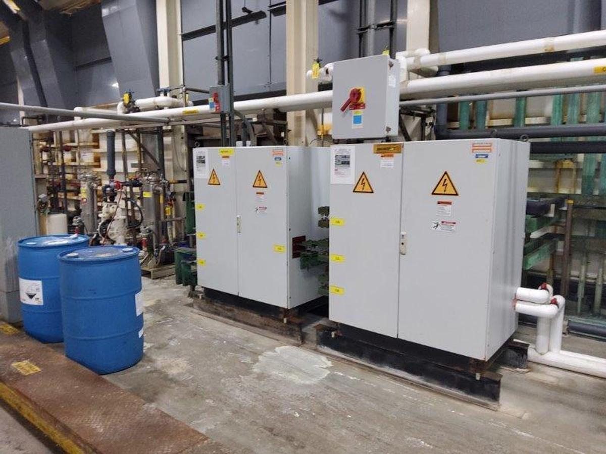 Used Price Walgren, Multi-Stage Zinc Nickle Plating Line