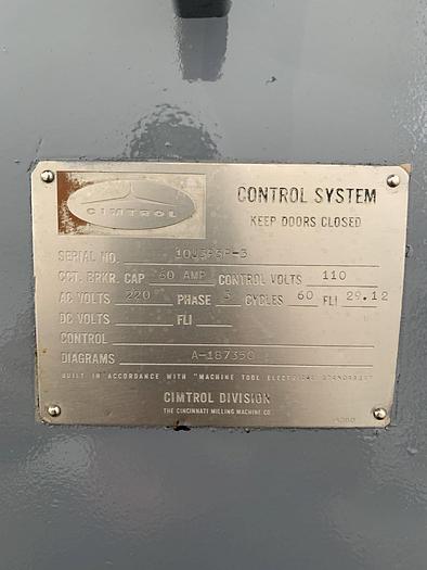 Used Cincinnati CINOVA 80-307-14 Horizontal Mill