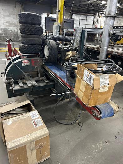 Used Morgan Multi-Head Re-Saw Pallet Making Saw