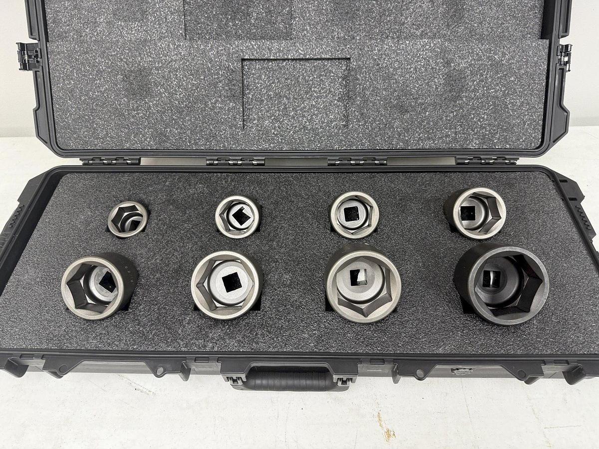 Used 1-13/16" to 3-1/8" HYTORC 1" HEX SOCKETS, FOR HYDRAULIC TORQUE WRENCH, 8 Units Available