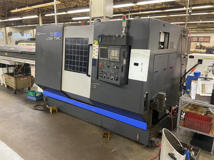 Used 2013 Hwacheon T2-2T YSMC Multi-Axis CNC Lathe