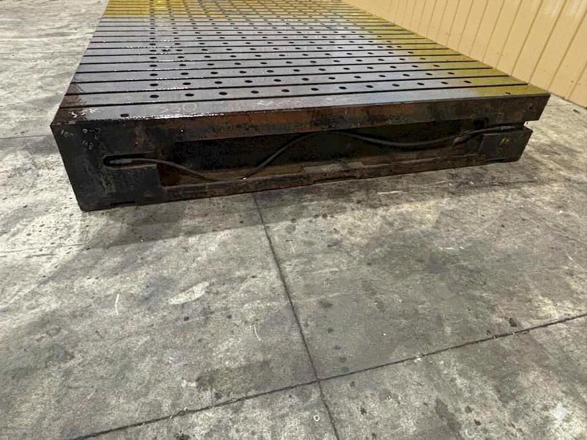 Used 15' x 8' T-Slotted Bolster Plate