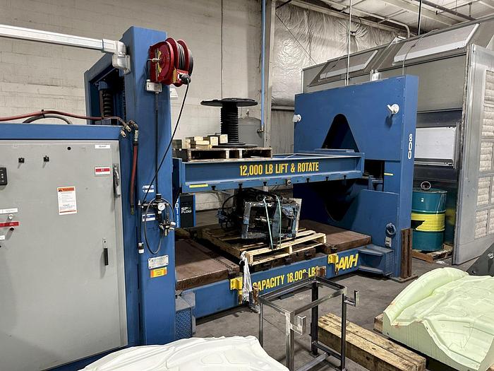 Used 18,000 LB ALLEGHENY DS-180-96-48 ROTATING DIE HANDLER SEPARATOR