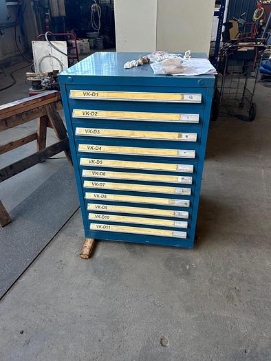 Used 11-Drawer Stanley Vidmar Cabinet