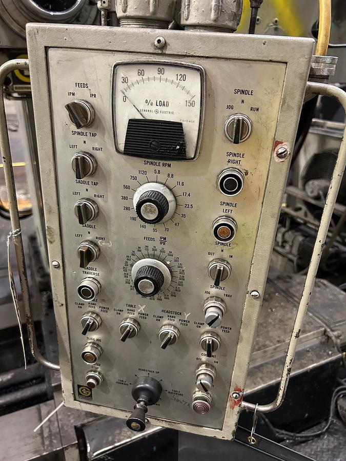 Used Giddings & Lewis Horizontal Table Type Boring Mill, Model: 65-E3 & E4-T 