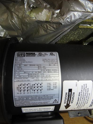 Used Chipblaster CB.10-9021  Pump 3ph 0.75k Scot Model 11