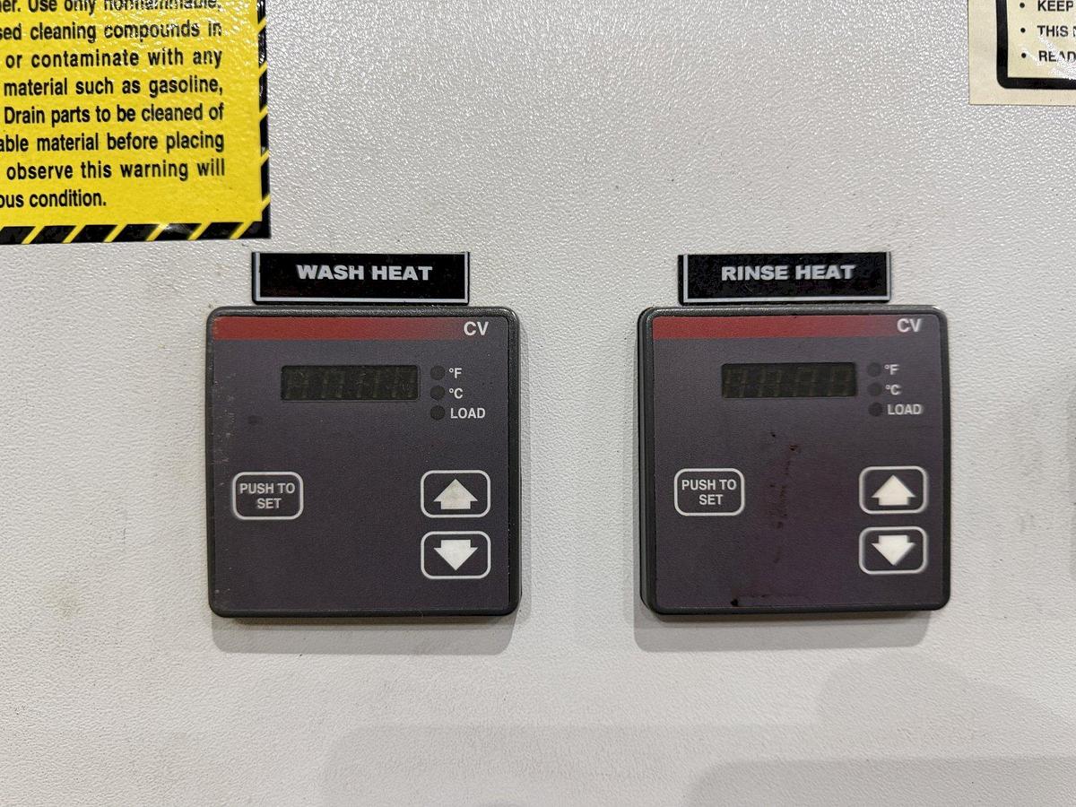 Used 2018 JENFAB STAINLESS MODEL #LJ 19" ROTARY DRUM WASH / RINSE / DRAY PARTS WASHER SYSTEM 