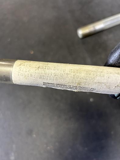 Used Large Lot of Various New Gun Drills Eldorado Tool Drill Masters, 120+ Gun Drills