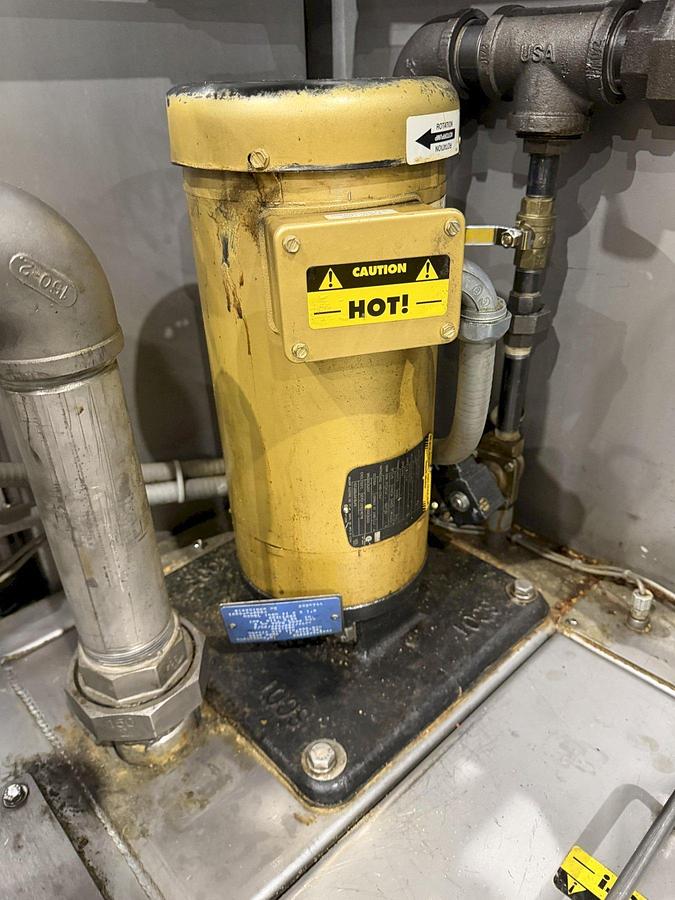 Used JENFAB STAINLESS MODEL # LJ 19" ROTARY DRUM WASH / RINSE/ DRY PARTS WASHER SYSTEM