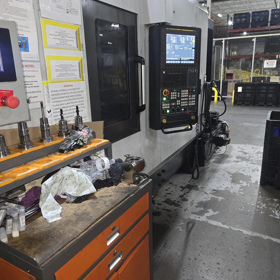 Used 2020 Doosan XC 4000 DA-2SP Twin Spindle Vertical Machining Center