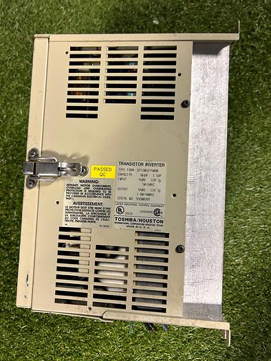 Used Toshiba Tosvert-130 G2+4080 Transistor Inverter, 7.5 HP