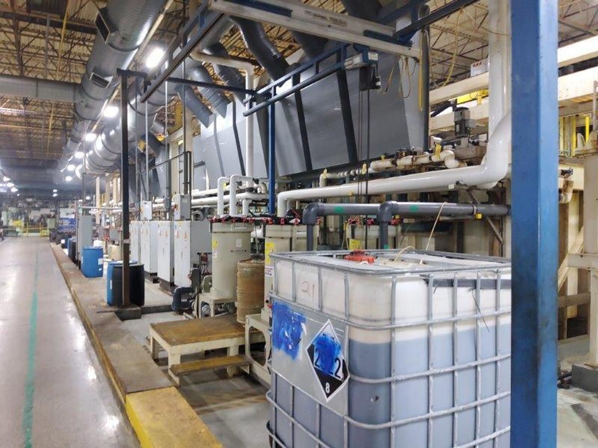 Used Price Walgren, Multi-Stage  Zinc Nickle Plating Line