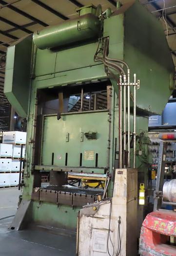 Used 400-TON BLISS STRAIGHT SIDE STAMPING PRESS, MODEL: SC2-400