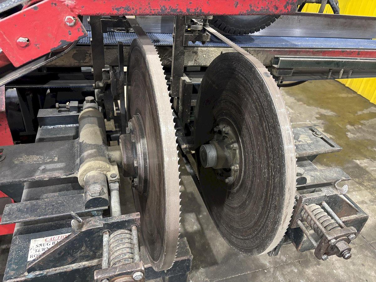 Used Morgan Multi-Head Re-Saw Pallet Making Saw