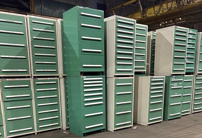 Used Vidmar Cabinets, 4, 5, 6, 7, 8, 9 & 10 Drawer Type Cabinets