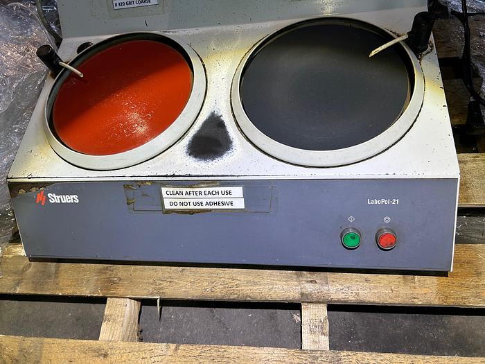 Used Struers LaboPol-21 Dual Polisher