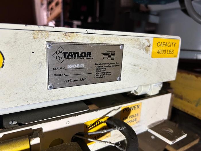 Used 4000lb. Capacity 4' x 2' Southworth Lift Table