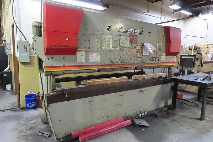Used 175 Ton Accurpress Advantage Press Brake, Model: 717512